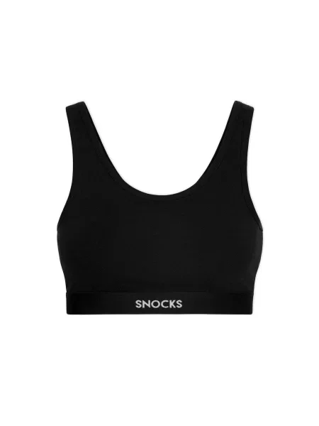SNOCKS Sutien negru alb