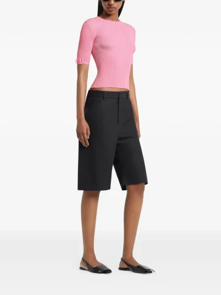 Tricou Courreges roz