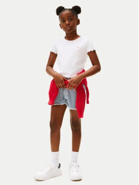 Dětské tričko Tommy Hilfiger bílé