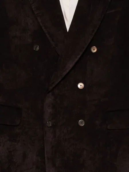 Palton Barena de catifea maro