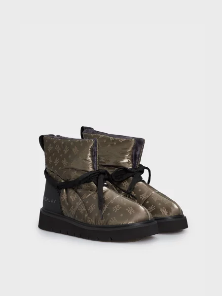 Дутики Replay оливковые