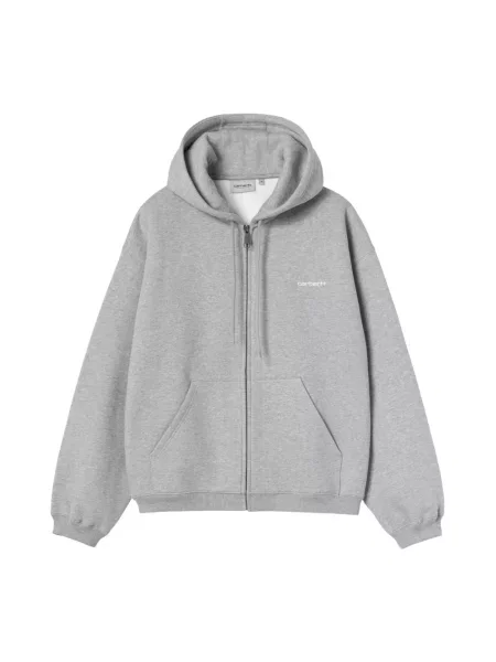 Bluza z kapturem Carhartt Wip z kapturem szara