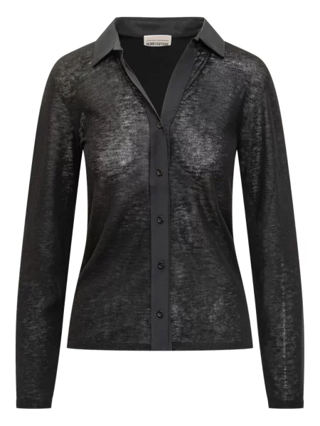 Cămașă Semicouture de lână negru