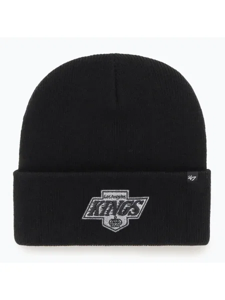 Téli sapka 47 Brand NHL Los Angeles Kings Haymaker black. Méret: OS fekete