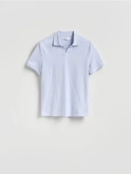 Поло Reserved голубое