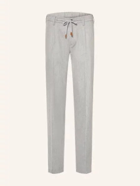Eleventy Kalhoty Milano Extra Slim Fit světle šedá