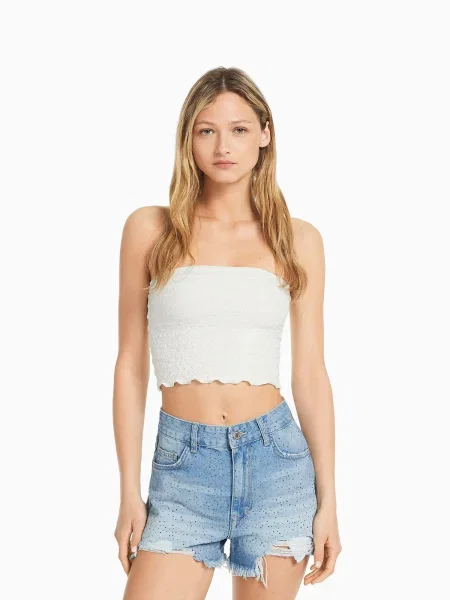 Bershka Jeans denim albastru