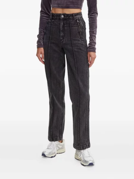 Pantaloni Adidas cu broderie negru