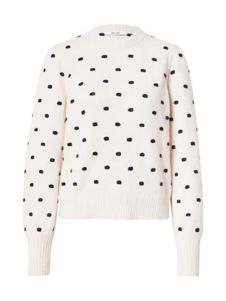 ABOUT YOU Sveter Marina krémová čierna