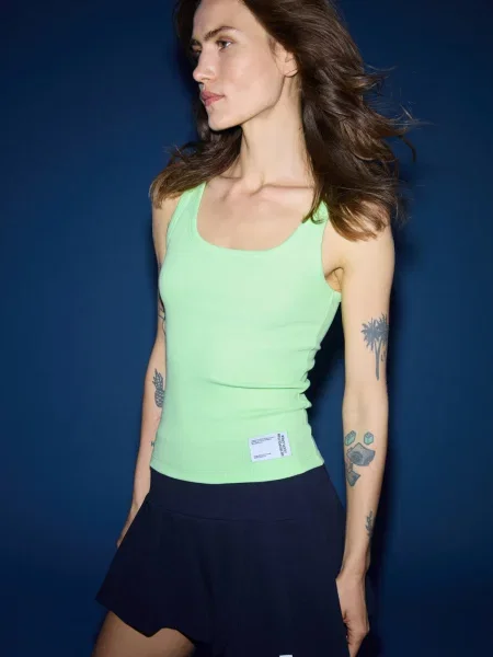 Grimelange Top svetlo zelena