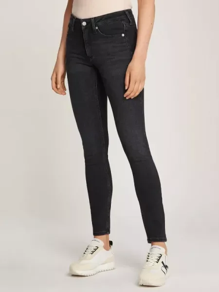 Calvin Klein Jeans Blugi | Skinny fit negru