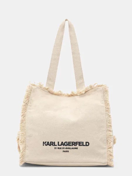 Karl Lagerfeld torebka tote K/RSG beżowa