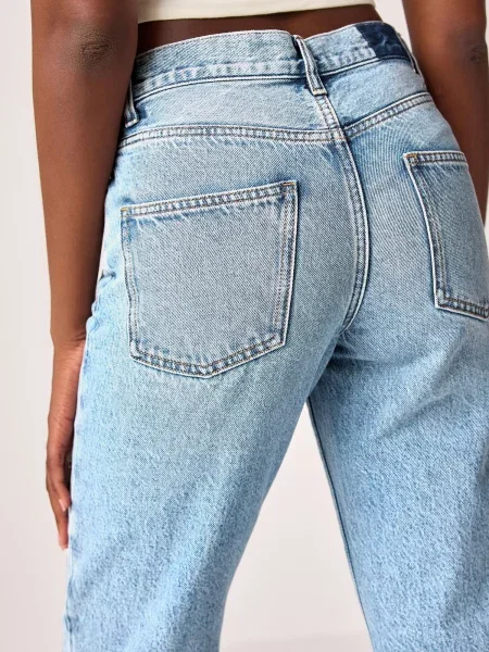 Next Jeans deschis albastru