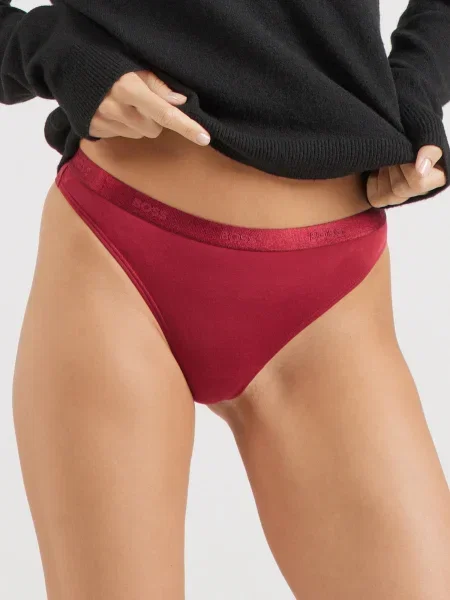 BOSS BLACK Tanga negru