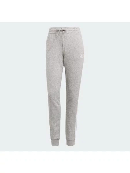 Spodnie Adidas w paski frotte białe