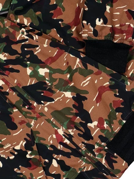 Geacă bomber Walter Van Beirendonck cu model camuflaj maro