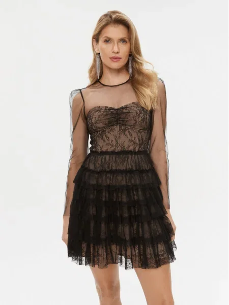 TWINSET Rochie cocktail negru