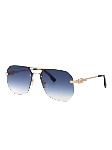 Ochelari de soare Dsquared2 Eyewear cu imprimeu geometric albastru