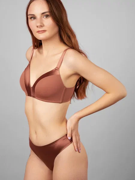 Бюстгальтер Brabrabra коричневий