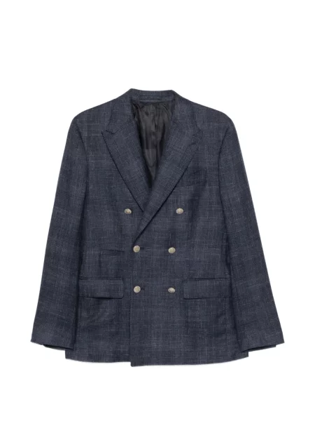 Двуредно яке Eleventy синьо