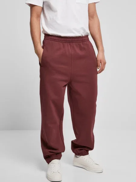 Urban Classics Pantaloni bordeaux roșu