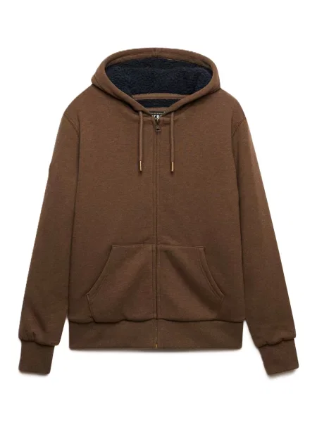 Superdry & Co Mikina čokoládová