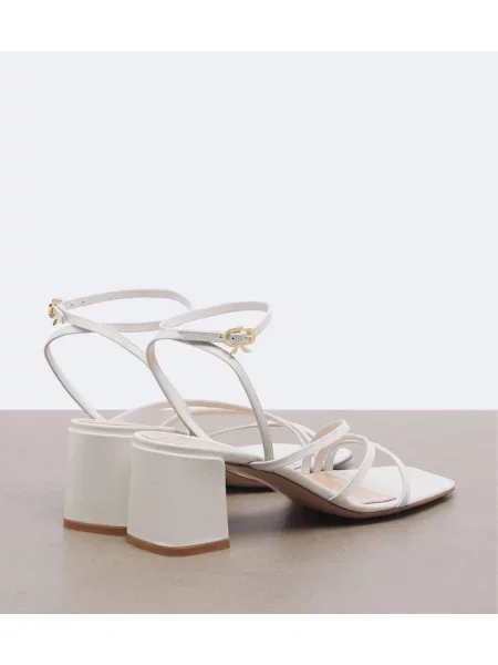 Sandale Gianvito Rossi din piele alb