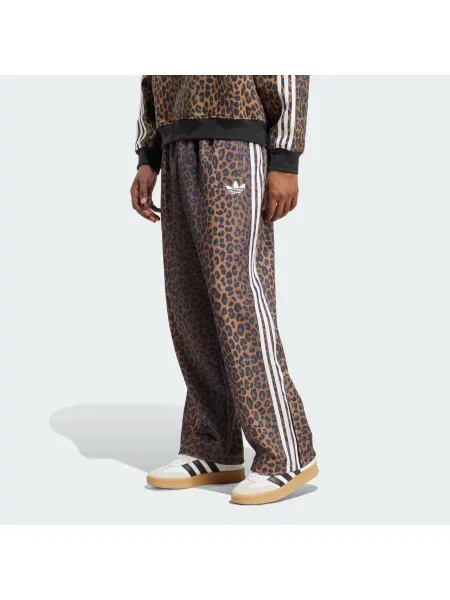 ADIDAS ORIGINALS Hlače Firebird rjava / bazaltno siva črna