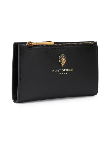 Kurt Geiger London portfel skórzany SLOANE czarny