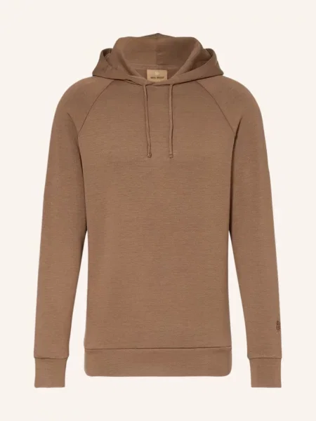 Mos Mosh Gallery Bluza Z Kapturem Abel braun brązowa