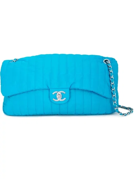 Kabelka Chanel Pre-owned modrá