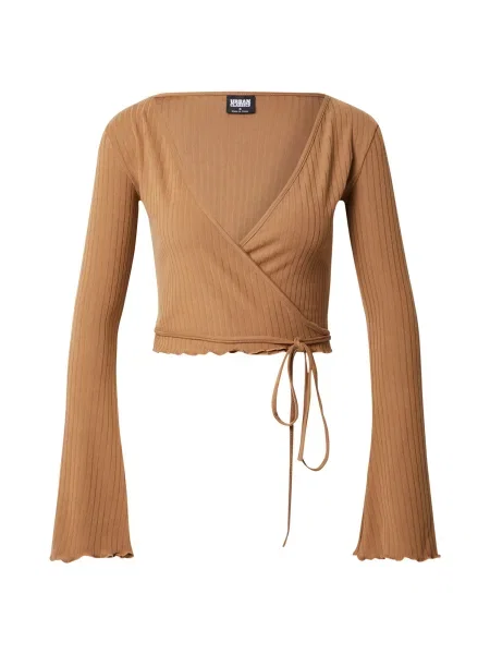 Urban Classics Geacă tricotată deschis maro