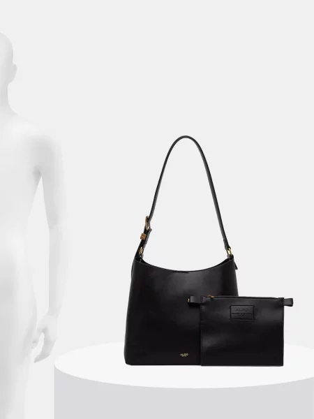 Кожаная сумка шоппер Aldo