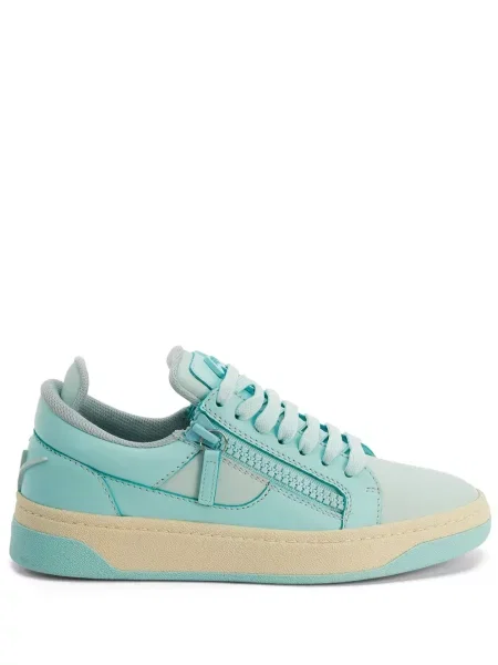 Sneakerși Giuseppe Zanotti din piele albastru