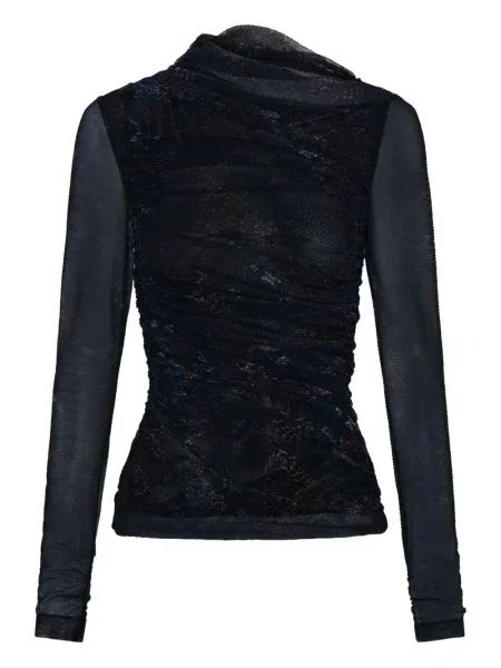 Top Nicholas cu imagine cu model piele de șarpe roșu