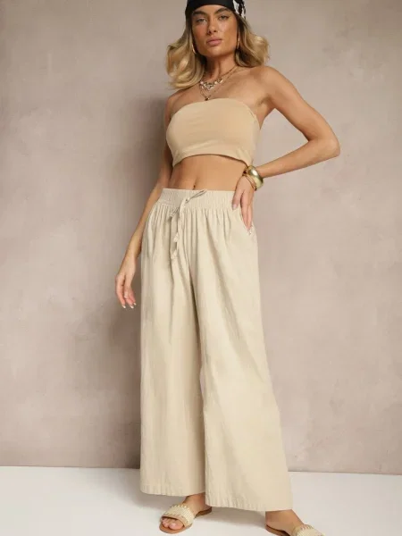 Pantaloni Yaslio bej