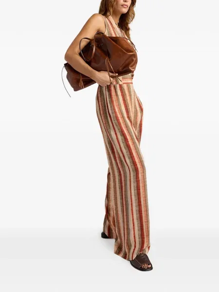 Pantaloni palazzo Momoni portocaliu