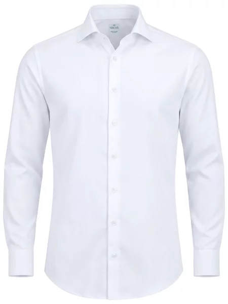Cămașă Vercate business din țesătură twill alb