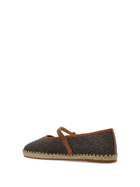 Espadrile Michael Michael Kors din piele cu tepi cu motiv cu inimi negru