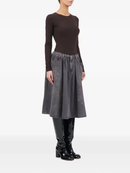 Fustă Mm6 Maison Margiela gri