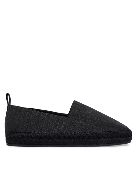 Espadrilles Calvin Klein All Over CK fekete