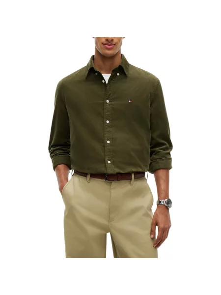Košeľa Tommy Hilfiger zelená