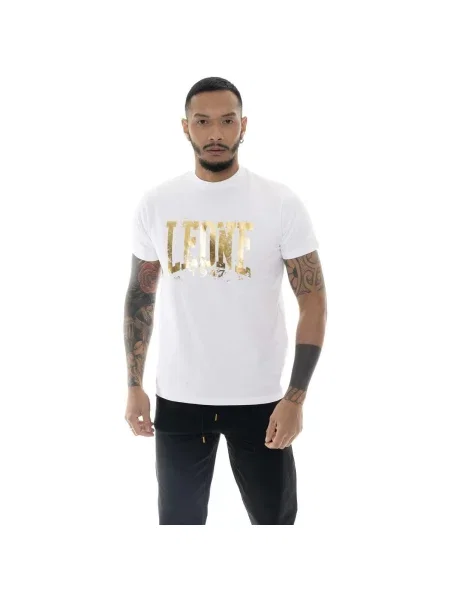 Scurt tricou Leone 1947 cu mâneci scurte alb