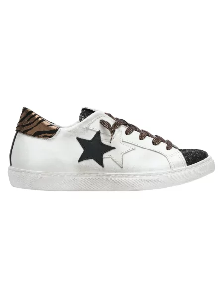 Sneakersy 2star skórzane białe
