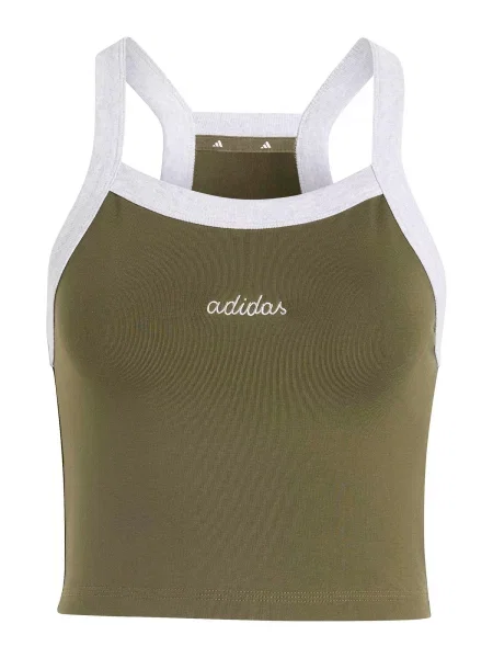 ADIDAS SPORTSWEAR Sport top Seasonal Essentials oliv alb