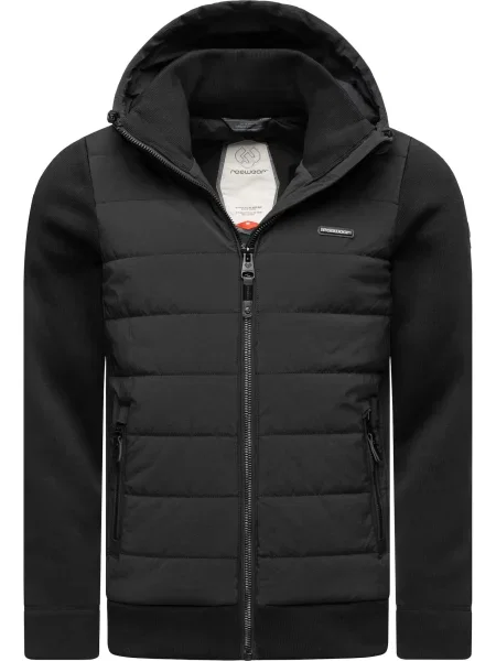 Ragwear Geacă de iarnă Doryan negru alb