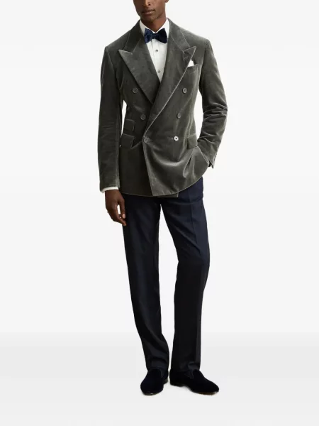 Двуредно яке Ralph Lauren Purple Label сиво