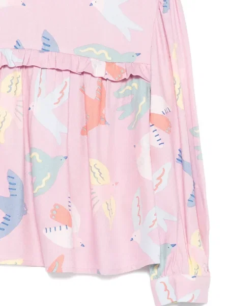Bluzka dziecięca Stella Mccartney fioletowa