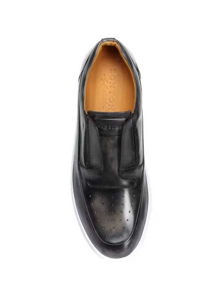 Sneakerși Bontoni din piele gri
