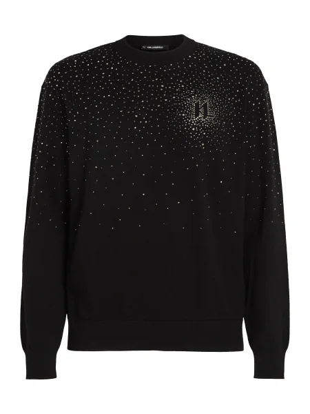 Karl Lagerfeld Pulover črna